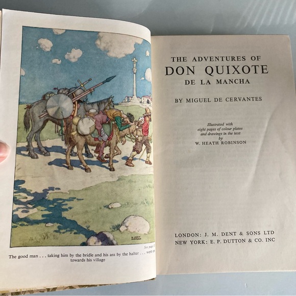 Vintage Book Don Quixote by Miguel De Cervantes - Picture 4 of 8